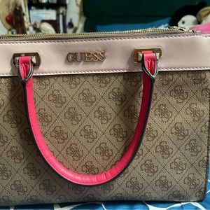 A Guess Bag and it still looks new I was only using it for a couple times.